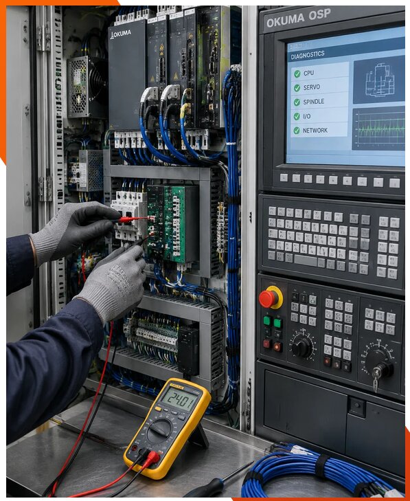 Ремонт систем ЧПУ Okuma OSP в Советской Гавани